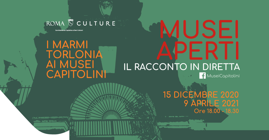 Musei aperti: il racconto in diretta dei Marmi Torlonia ai Musei Capitolini