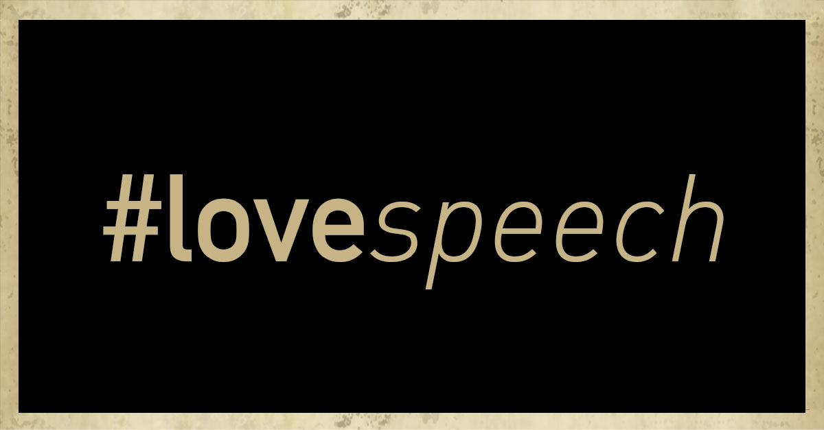 #Lovespeech