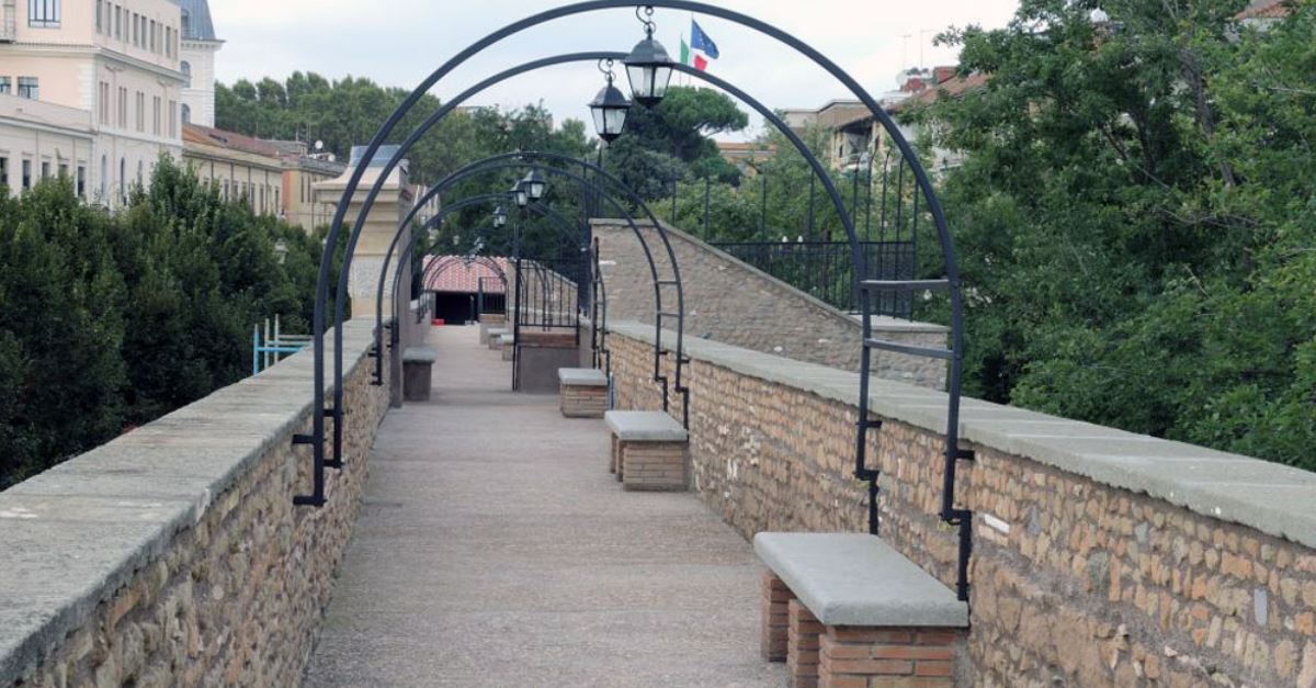 Camminamento delle Mura Aureliane di Viale Pretoriano
