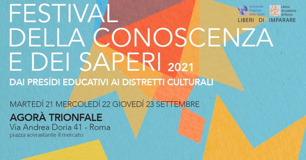 Festival della conoscenza e dei saperi 2021