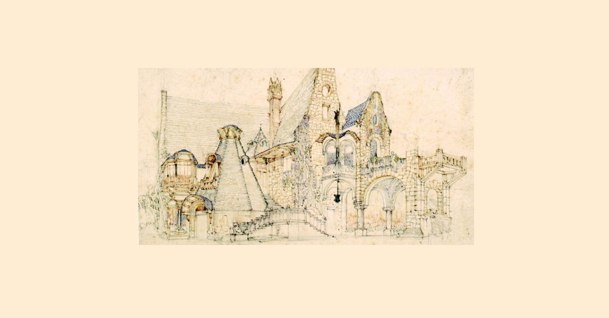 Vincenzo Fasolo alla Casina delle Civette di villa Torlonia