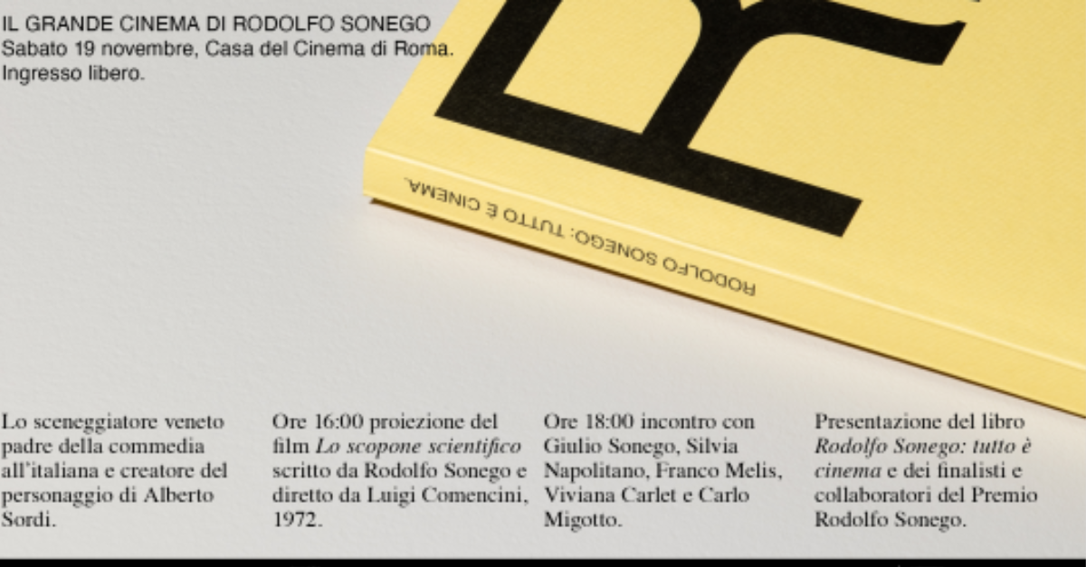 IL GRANDE CINEMA DI RODOLFO SONEGO