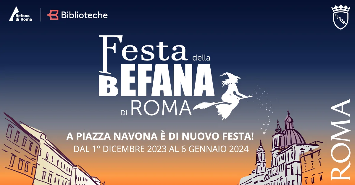 Le Biblioteche per la Festa della Befana di Roma a Piazza Navona - Culture