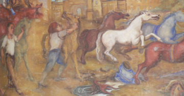 Passeggiate Romane: Il Carnevale Romano di Orfeo Tamburi al palazzo dell’Anagrafe