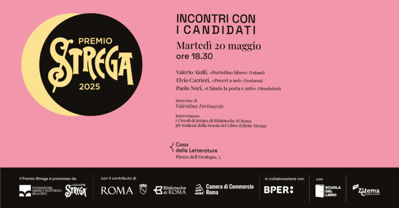 Incontri con i candidati al Premio Strega 2025 | 20 maggio