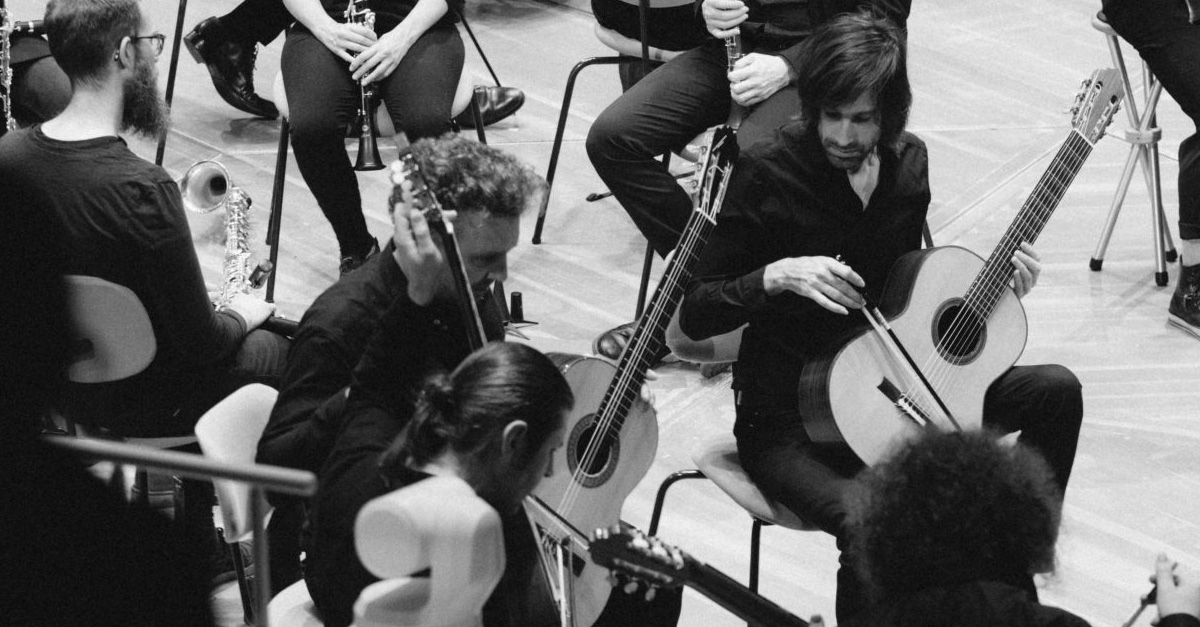 Gruidés Constellation Occam Ocean. Christian Marclay, Stephen O’Malley, Éliane Radigue, ONCEIM (Orchestra of new creations, experiments and improvised music)