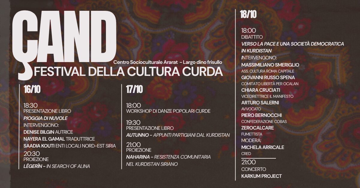 ÇAND – FESTIVAL DELLA CULTURA CURDA