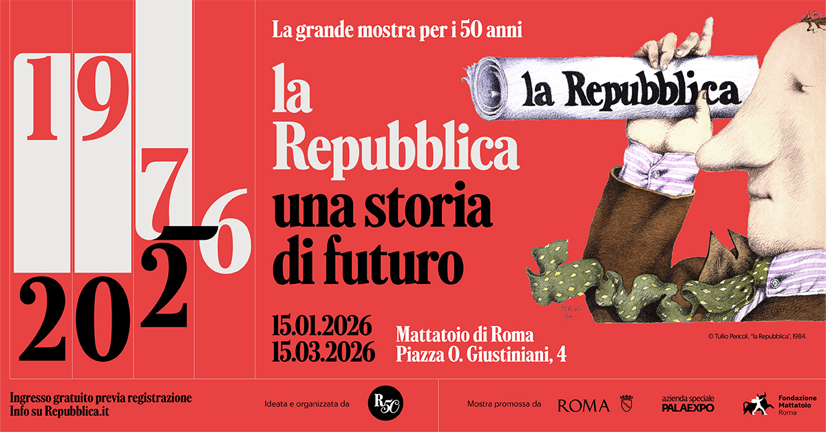 1976 – 2026. LA REPUBBLICA. UNA STORIA DI FUTURO