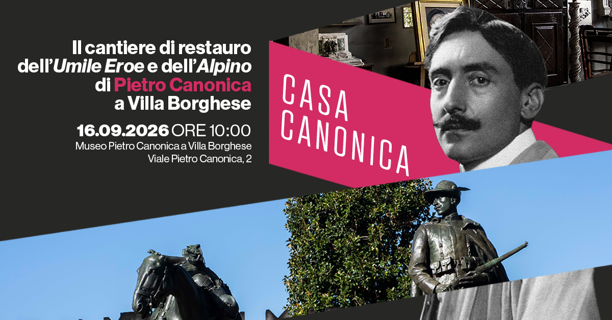 Il cantiere di restauro dell’Umile eroe e dell’Alpino di Pietro Canonica a Villa Borghese