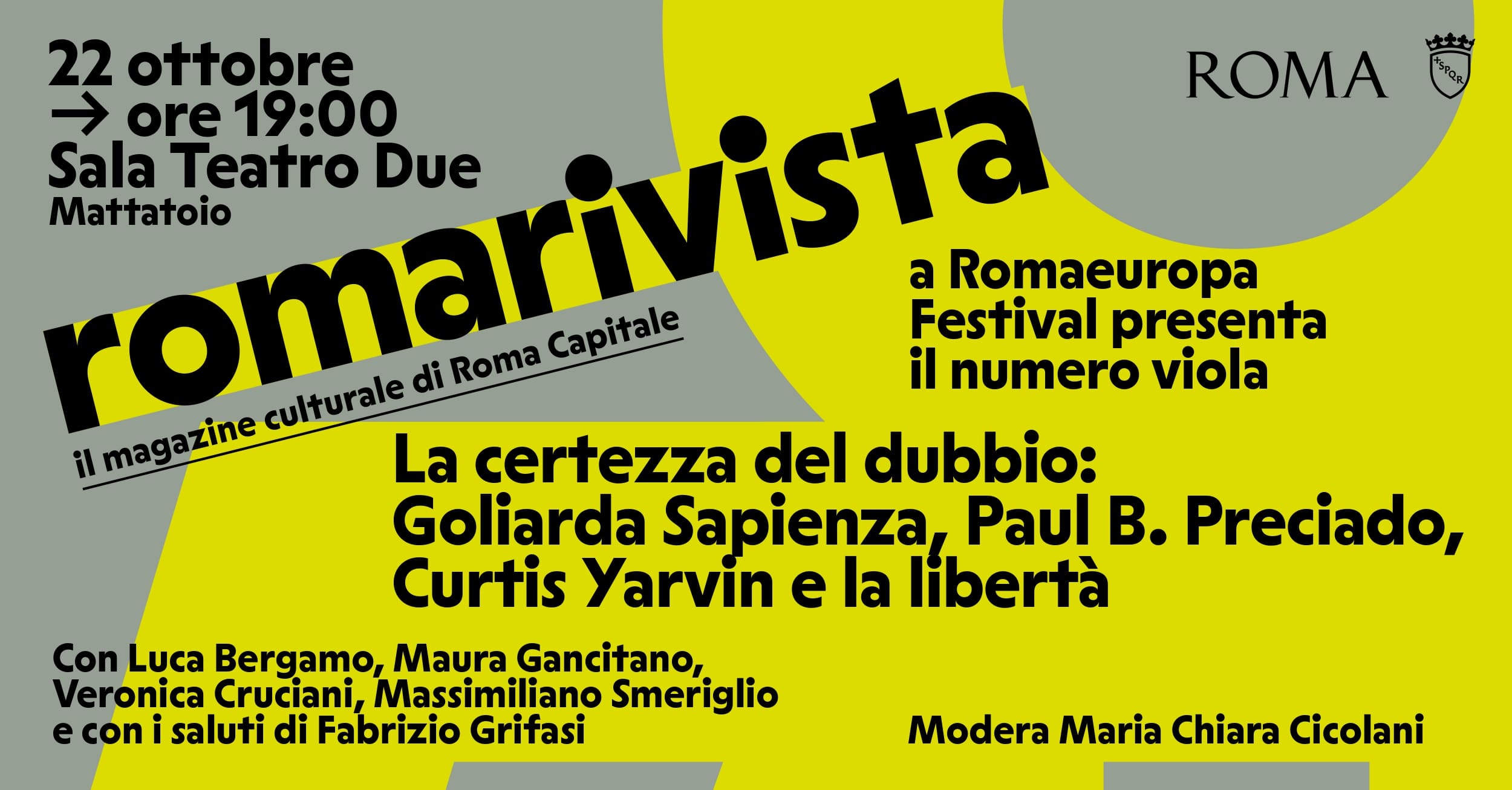 Romarivista, il magazine di Roma Capitale, presenta il numero viola